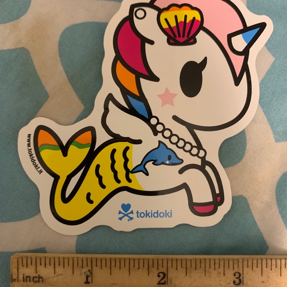 Tokidoki Mermicorno Sticker- Ships Free B3G1